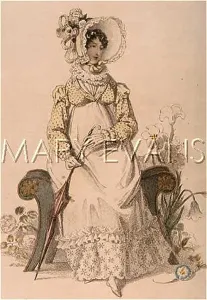 Chemisette: WALKING DRESS 1819