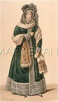 Redingote: WALKING DRESS 1820S