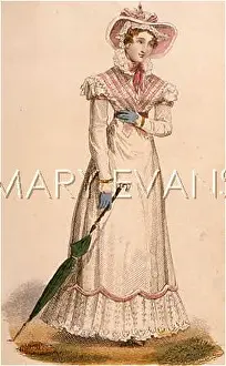 Pelerine: WALKING DRESS 1824