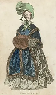 Flounce: Walking dress 1840