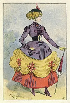 Vogue: Walking Dress 1864