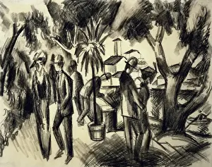 Macke: Walking in the park