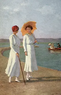 Companionably: Walking By The Shore