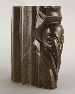 Pilaster: Wall-covering : Fragment of a pilaster