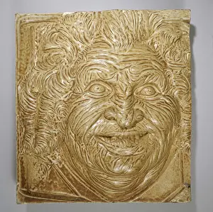 Grotesque: Wall-covering : grotesque mask