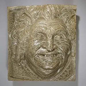 Grotesque: Wall-covering : grotesque mask