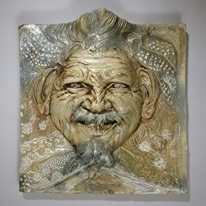 Grotesque: Wall-covering : grotesque mask