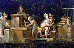 Owners: Wall painting from the House of the Vetti, in