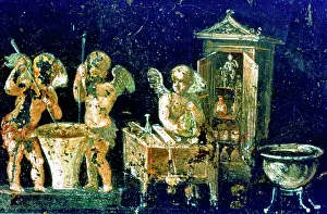 Owners: Wall painting from the House of the Vetti, in