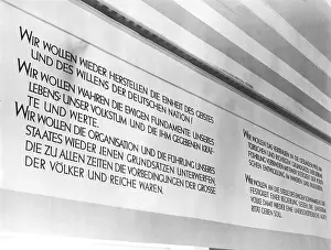 Sayings: Wall panel in the exhibition, Give me four years time, 19
