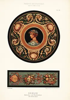 Ernst Ewald: Wall panels by Schaller, Berlin, Germany