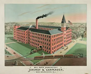 Manufactory: Wall paper manufactory of Janeway & Carpender, New Brunswick