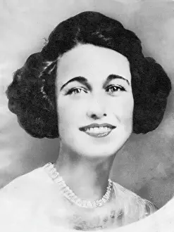 Socialite: Wallis Simpson, later Duchess of Windsor