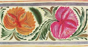 Watercolors: Wallpaper Border