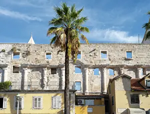 Diocletian: Walls, Peristyle, Diocletian's Palace, Split, Croatia