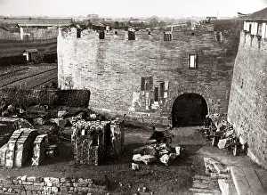 Shanghai: The walls of Shanghai, China, 1870s