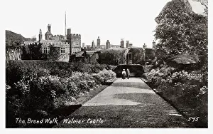 Walmer: Walmer, Kent - Walmer Castle - The Broad Walk