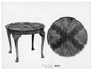 Respectively: Walnut circular table