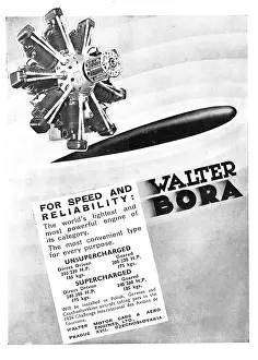 Bora: Walter Bora Radial Aero Engines -