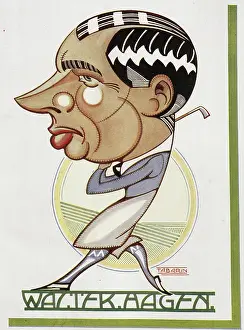 Hagen: Walter Hagen Caricature