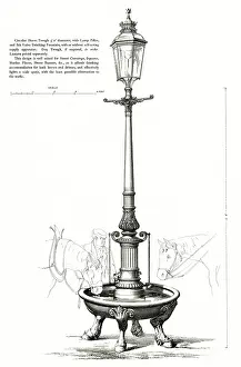 Macfarlane: Walter MacFarlane, Lamp Pillar with Circular Water Trough