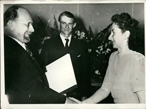 Ulbricht: Walter Ulbricht, deputy PM, and Edith Keller Hermann, Berlin