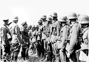Fedor: Walther von Brauchitsch during a front visit in Poland, 1939