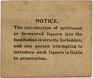 Prosecution: Walton Institution Visiting pass reverse