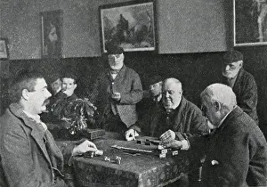 Wandsworth: Wandsworth Workhouse, Tooting - Playing Dominoes