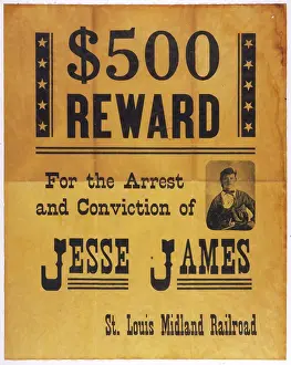 Offered: WANTED: JESSE JAMES