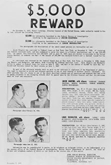 Wanted poster with mugshots of Jacob Gurrah ?