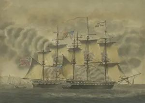 Lcgr1907: War of 1812. Battle between frigates, USS