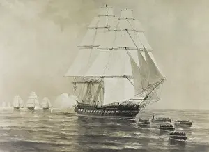 Issac: War of 1812. USS Constitution escapes from