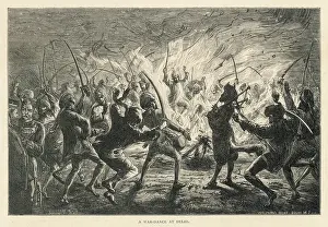 Walpurgis: WAR DANCE/DELHI/1875