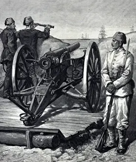 Krupp: War in Egypt, 1882. During unrest in 1881 and