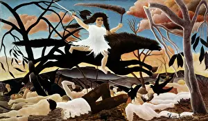 Naive: War, by Henri Rousseau