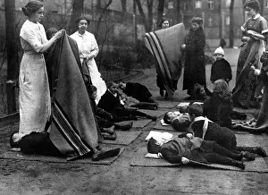 Childcare: War kindergarten in Berlin, 1914