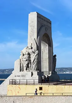 War memorial, Marseilles, Provence, France
