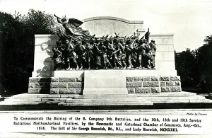 Gateshead: War Memorial, Newcastle and Gateshead Chamber of Commerce