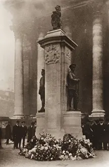 Tributes: War Memorial outside the Royal Exchange