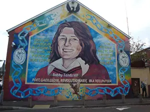 War mural of Bobby Sands MP at Belfast