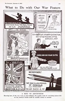 Alick: What to do with our War Posters