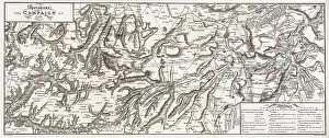 Villars: War of the Spanish Succession 1701 - 1714, map