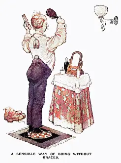 Magnets: War-Time Economies Doing without Braces, WW1 Heath Robinson