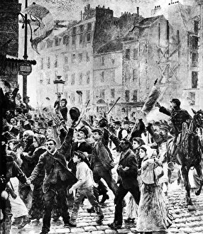 Jubilation: War volunteers in Paris, 1870