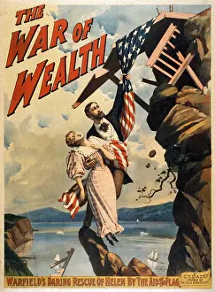 Daring: The War of Wealth, Theater Poster, 1895