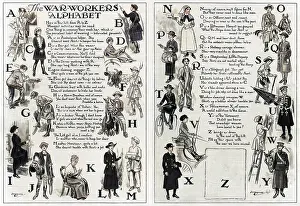 Knitter: War Workers Alphabet