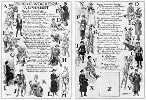 Knitter: War Workers Alphabet