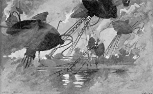 Goble: War of the Worlds by H.G. Wells - First Publication