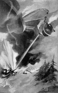 Futurist: War of the Worlds by H.G. Wells - First Publication